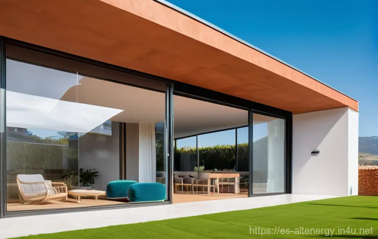대체에너지와 수자원 - **Sustainable Spanish Home with Integrated Solar and Smart Water:**
A vibrant, sun-drenched imag...