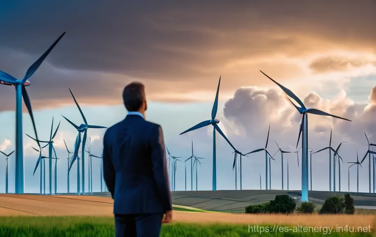 대체에너지 관련 상장 기업 - **Prompt:** A visually striking, panoramic view of a vast solar farm under a bright, clear sky, capt... 대체에너지 관련 상장 기업 - **Prompt:** A visually striking, panoramic view of a vast solar farm under a bright, clear sky, capt...