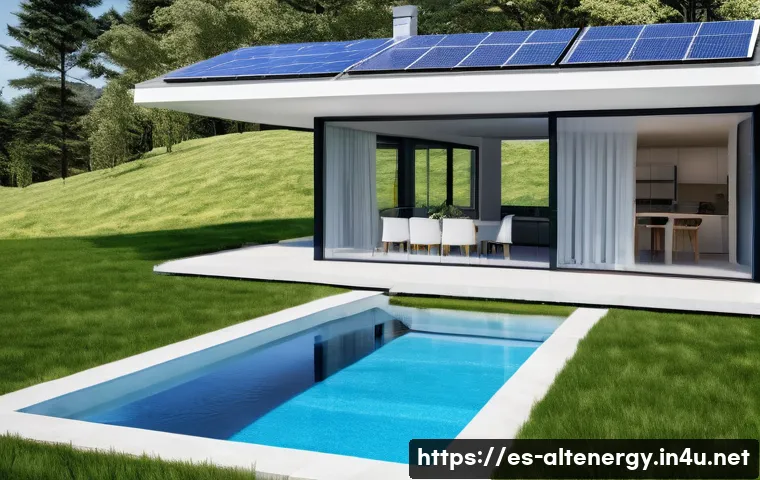 지열 냉난방 시스템 - **Prompt 1: The Earth's Hidden Comfort System**
A realistic, high-angle architectural cross-sect...