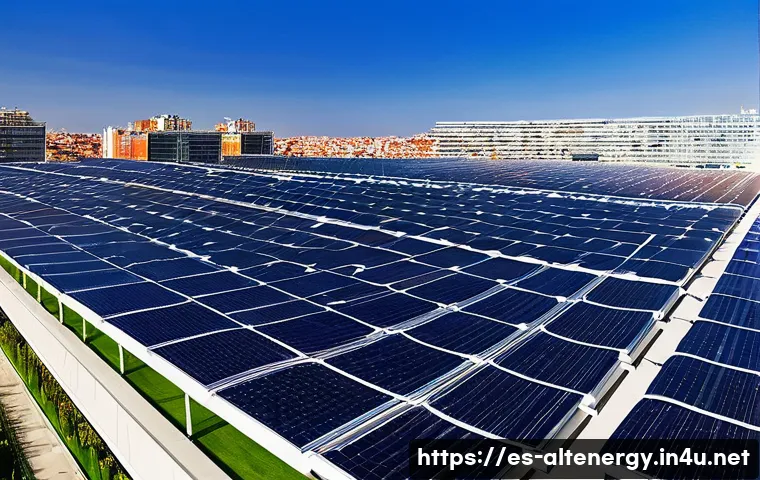 청정 에너지 시장 동향 - **Prompt for Perovskite and Flexible/Transparent Solar Cells:**
"A stunning, futuristic architec...